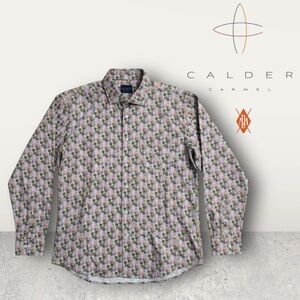 Calder Carmel Men’s Tossed Floral Button Down Shirt XXL SKU 16716 Papa